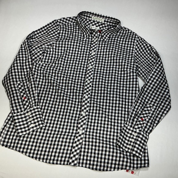 Orvis Gingham Button Down Wrinkle Resistant Long‎ Sleeve Shirt Size 16 - Picture 1 of 6